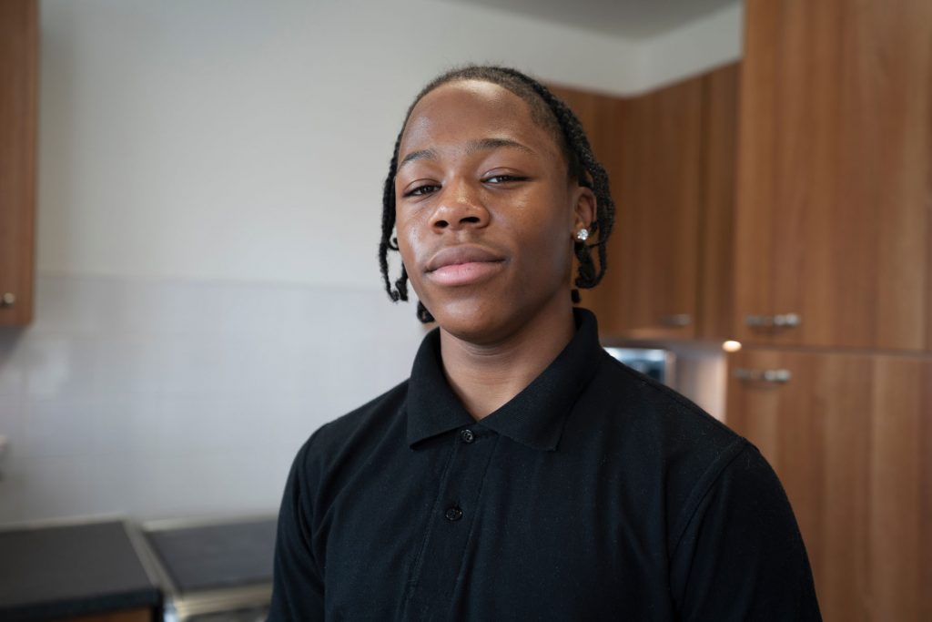 a teen looks content after an emdr session for adolescents